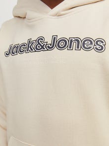 Jack & Jones Logó Kapucnis felső Ifjúsági -Moonbeam - 12247614