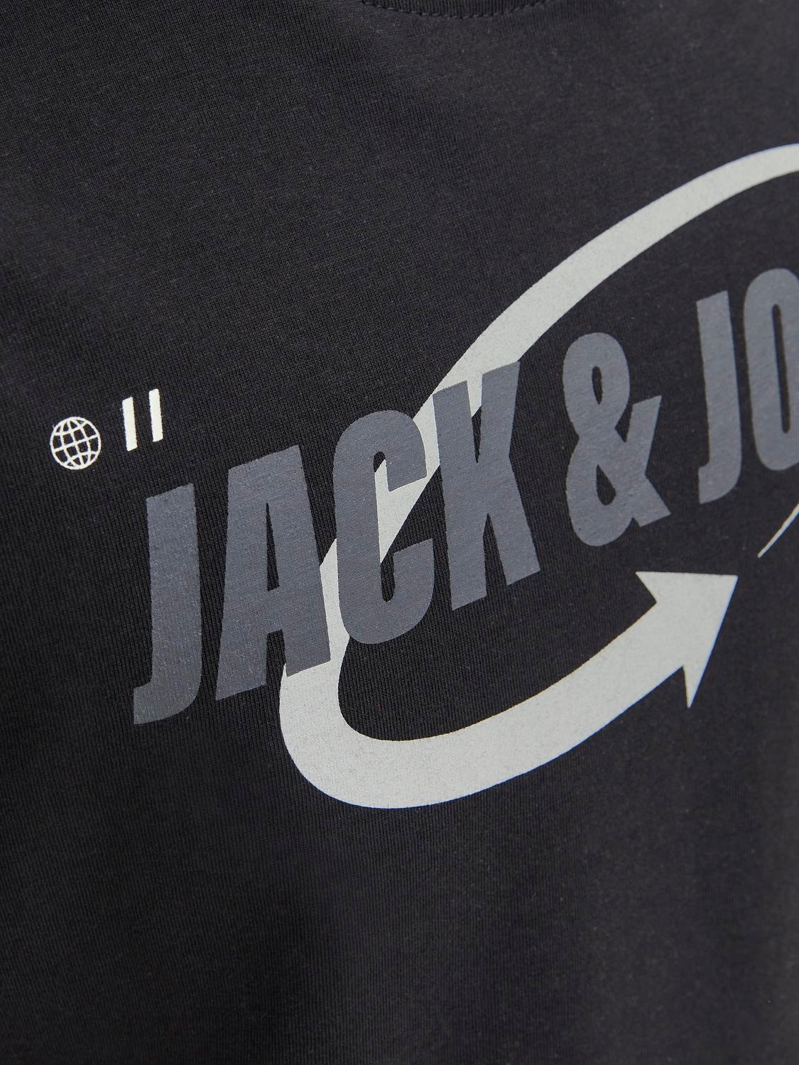 Jack & Jones Logotipas Marškinėliai For boys -Black - 12247642