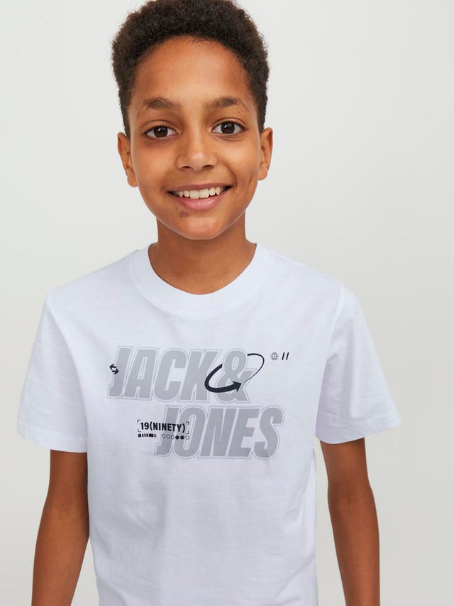 Jack & Jones Logo T-shirt Til drenge - 12247642