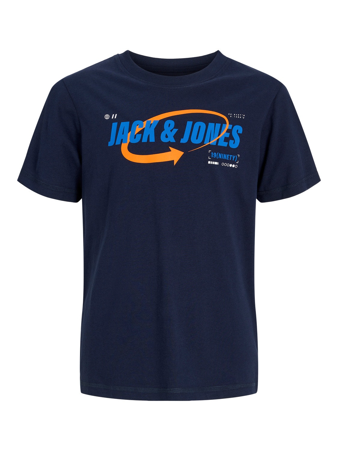 Jack & Jones Logo T-shirt For boys -Navy Blazer - 12247642