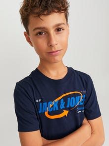 Jack & Jones T-shirt Logo Para meninos -Navy Blazer - 12247642