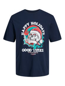 Jack & Jones X-mas T-shirt For boys -Navy Blazer - 12247645