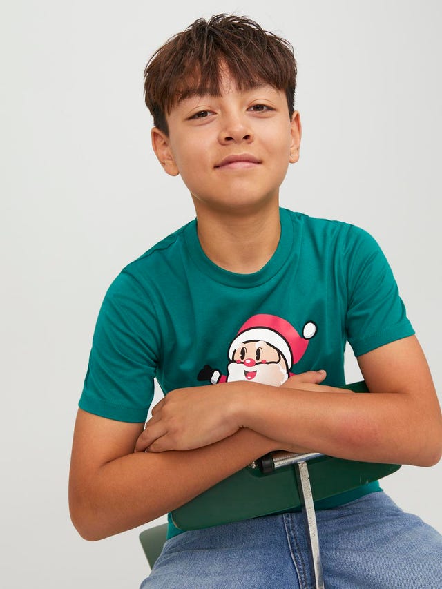 Jack & Jones X-mas T-skjorte For gutter - 12247649