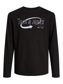 Jack & Jones Logo T-shirt Für jungs -Black - 12247650