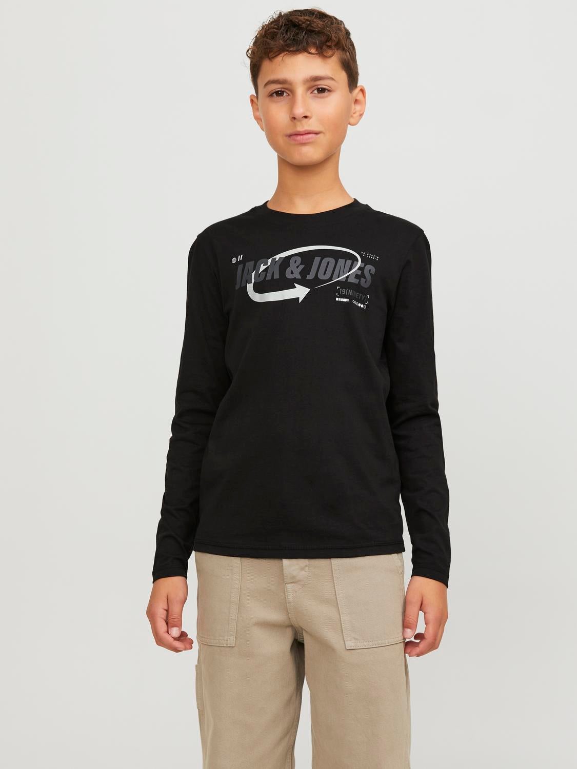 T-shirt Logo Pour Les Garçons - Jack & Jones - Modalova