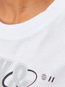 Jack & Jones Logo T-shirt For boys -White - 12247650