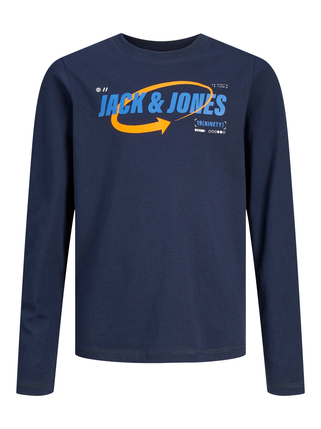 Jack & Jones Logo T-shirt Til drenge -Navy Blazer - 12247650