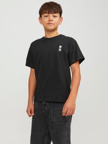 Jack & Jones Trykk T-skjorte For gutter -Black - 12247655