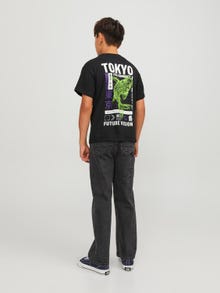 Jack & Jones Bedrukt T-shirt Voor jongens -Black - 12247655