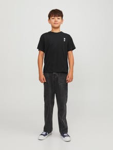 Jack & Jones Trykk T-skjorte For gutter -Black - 12247655