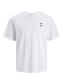 Jack & Jones Poikien Painettu T-paita -White - 12247655