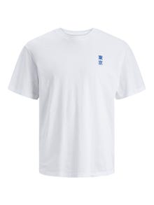 Jack & Jones Trykk T-skjorte For gutter -White - 12247655