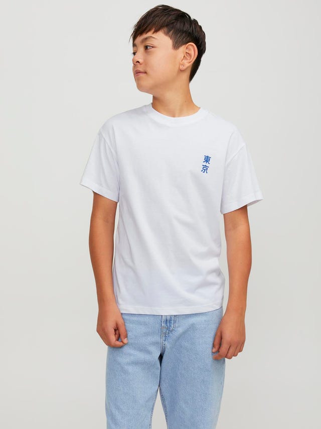 Jack & Jones Nyomott mintás Trikó Ifjúsági - 12247655