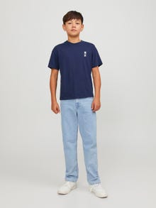 Jack & Jones Spausdintas raštas Marškinėliai For boys -Navy Blazer - 12247655