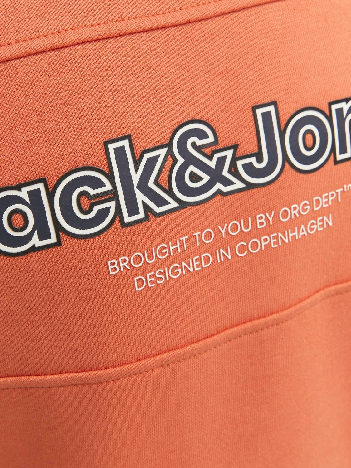 Jack & Jones Logo Sweatshirt mit Rundhals Für jungs -Ginger - 12247690