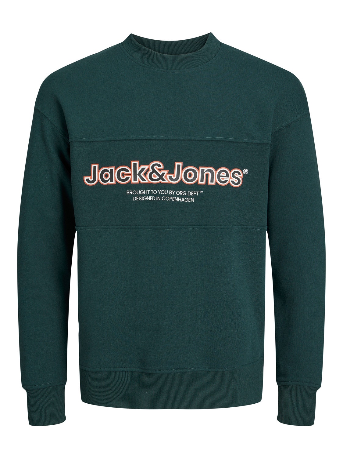Jack & Jones Logotyp Crewneck tröja För pojkar -Magical Forest - 12247690
