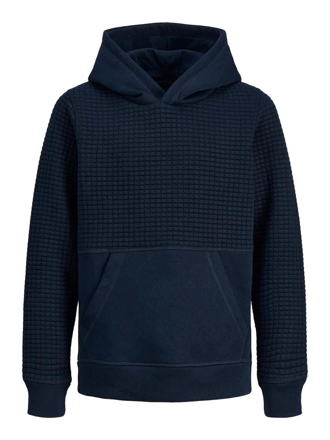 Einfarbig Kapuzenpullover Junior Dunkelblau Jack Jones