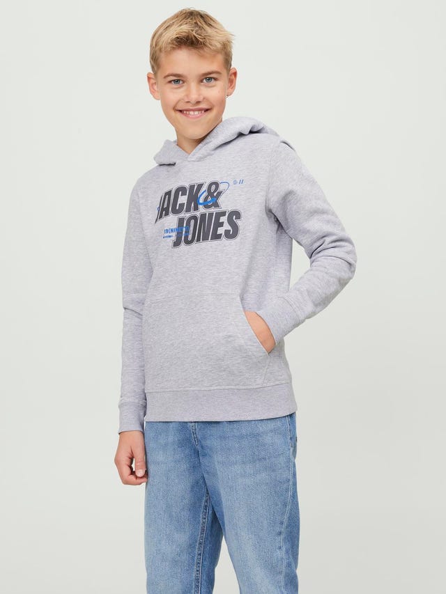 Jack & Jones Hoodie Logo Para meninos - 12247700