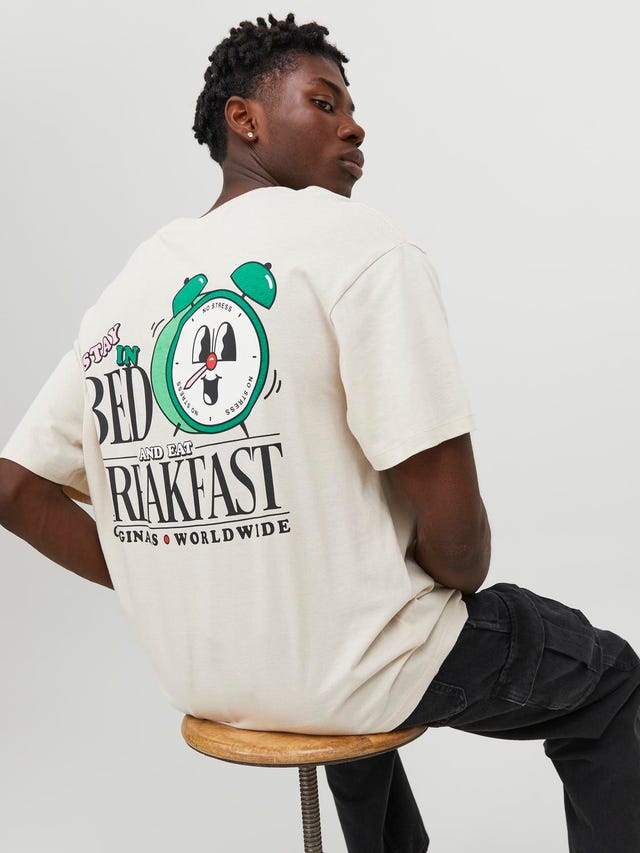 Jack & Jones Gedruckt Rundhals T-shirt - 12247753