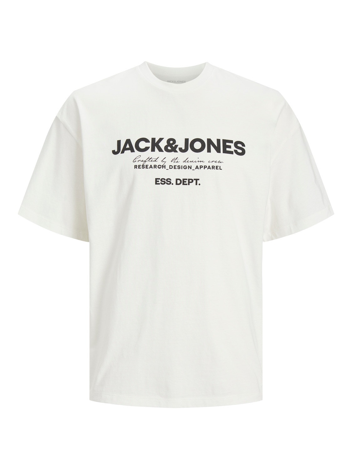 Jack & Jones T-shirt Logo Col rond -Cloud Dancer - 12247782