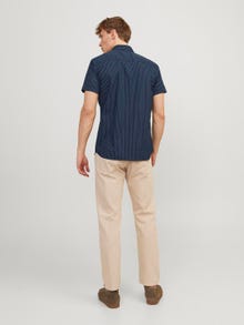 Jack & Jones Slim Fit Skjorte -Navy Blazer - 12247836
