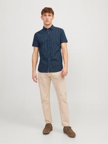 Jack & Jones Slim Fit Shirt -Navy Blazer - 12247836