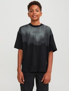 Jack & Jones Bedrukt T-shirt Voor jongens -Black - 12247841