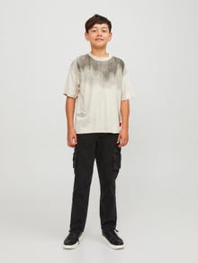 Jack & Jones Trykk T-skjorte For gutter -Moonbeam - 12247841