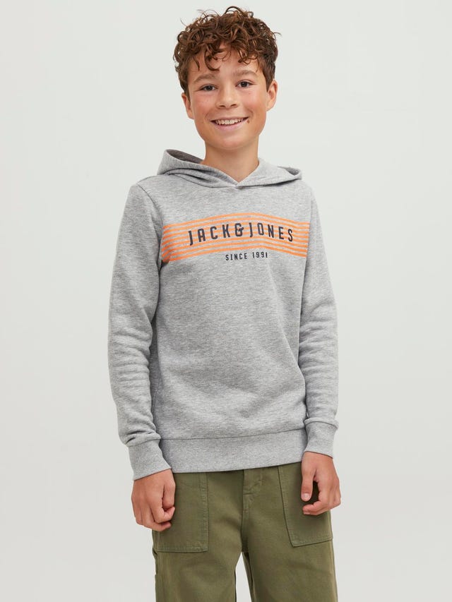 Jack & Jones Hoodie Logo Para meninos - 12247861