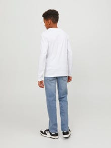 Jack & Jones JJICLARK JJIORIGINAL SQ 585 Regular fit Jeans Voor jongens -Blue Denim - 12247863