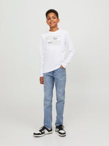 Jack & Jones JJICLARK JJIORIGINAL SQ 585 Regular fit jeans For boys -Blue Denim - 12247863