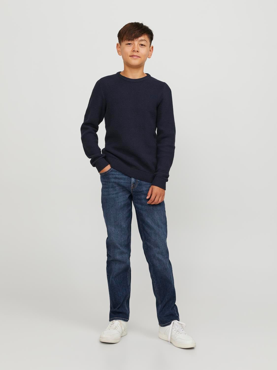 JJICLARK JJIORIGINAL SQ 587 Regular fit Jeans Voor jongens