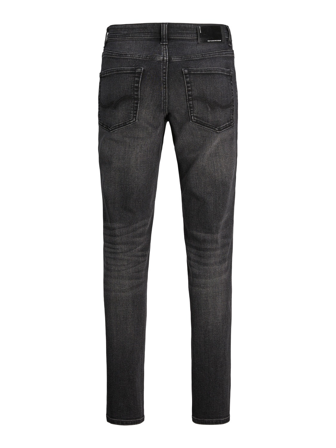 Jack & Jones JJIGLENN JJIORIGINAL SQ 590 Slim fit jeans Voor jongens -Black Denim - 12247869