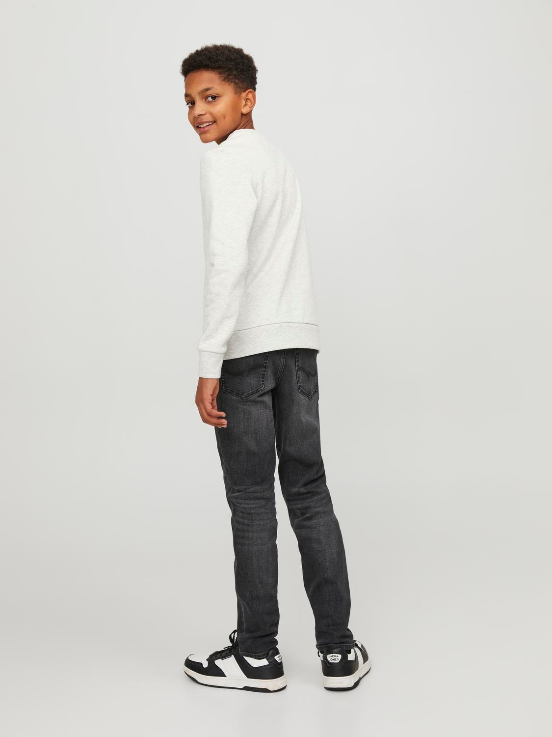 Jack & Jones JJIGLENN JJIORIGINAL SQ 590 Slim fit jeans For boys -Black Denim - 12247869