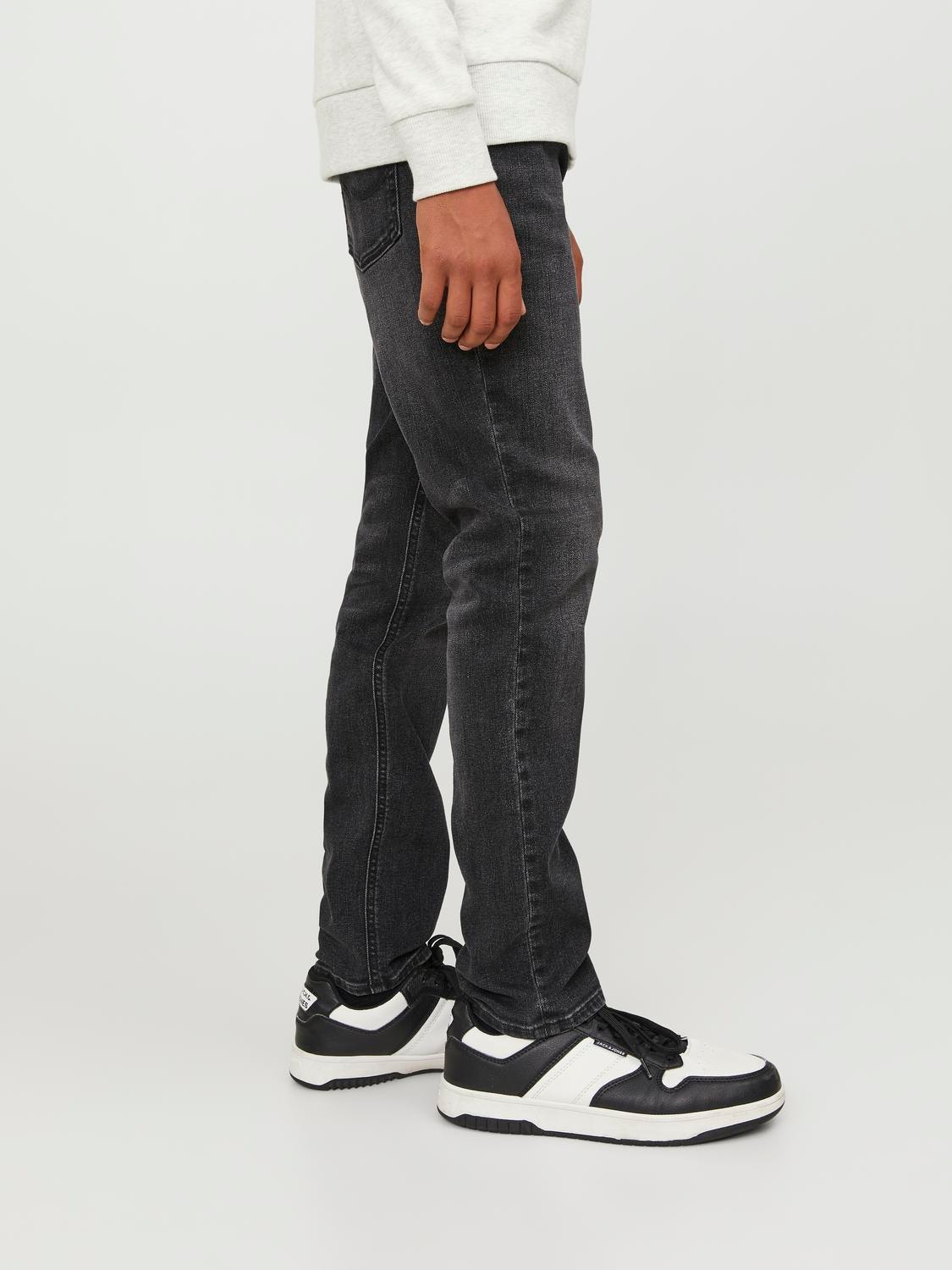 Jack & Jones JJIGLENN JJIORIGINAL SQ 590 Slim fit jeans For boys -Black Denim - 12247869