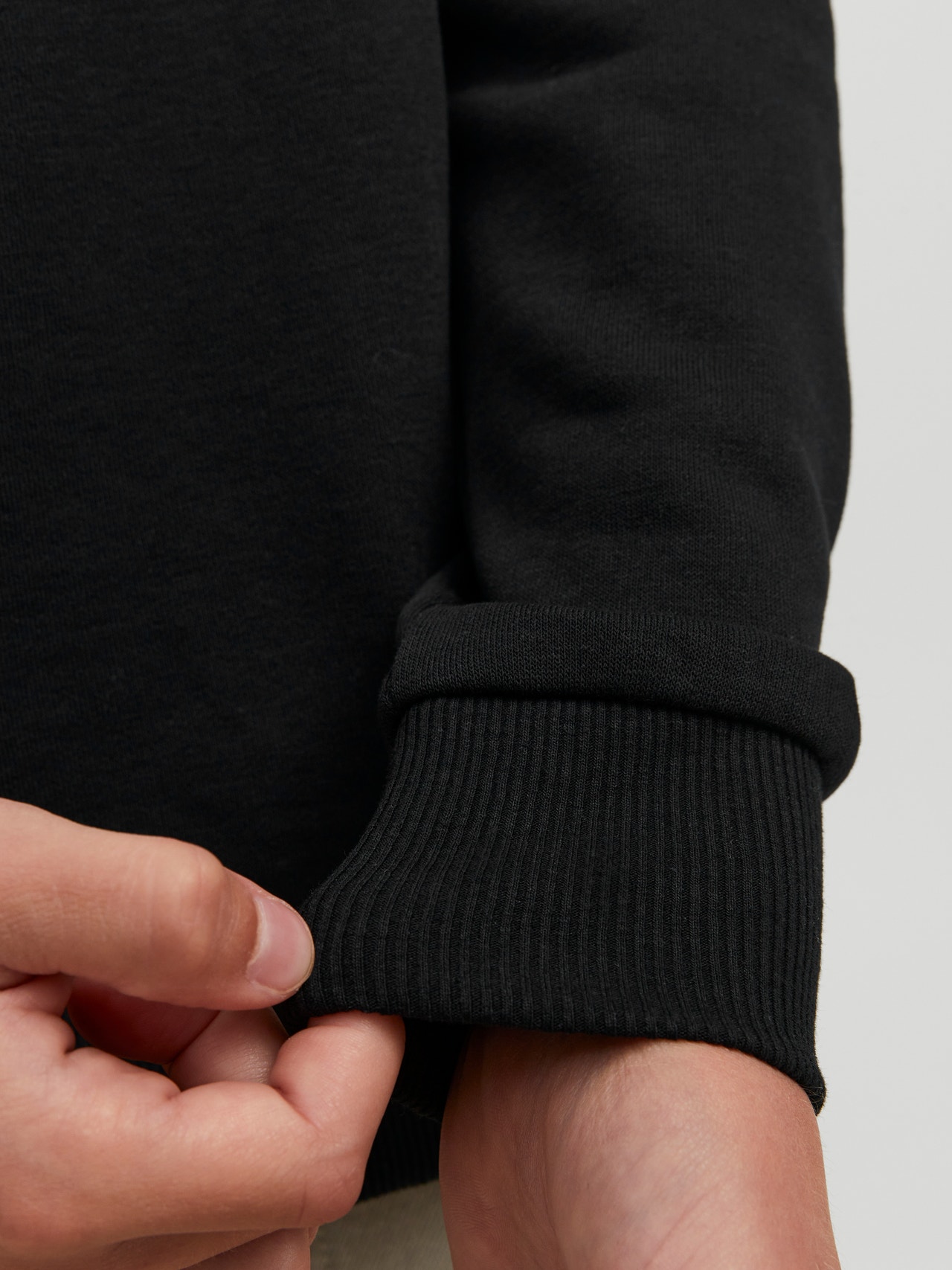 Jack & Jones Sweat à col rond Imprimé Pour les garçons -Black - 12247870