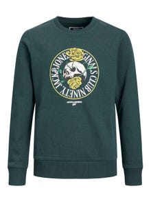 Jack & Jones Gedruckt Sweatshirt mit Rundhals Für jungs -Magical Forest - 12247870