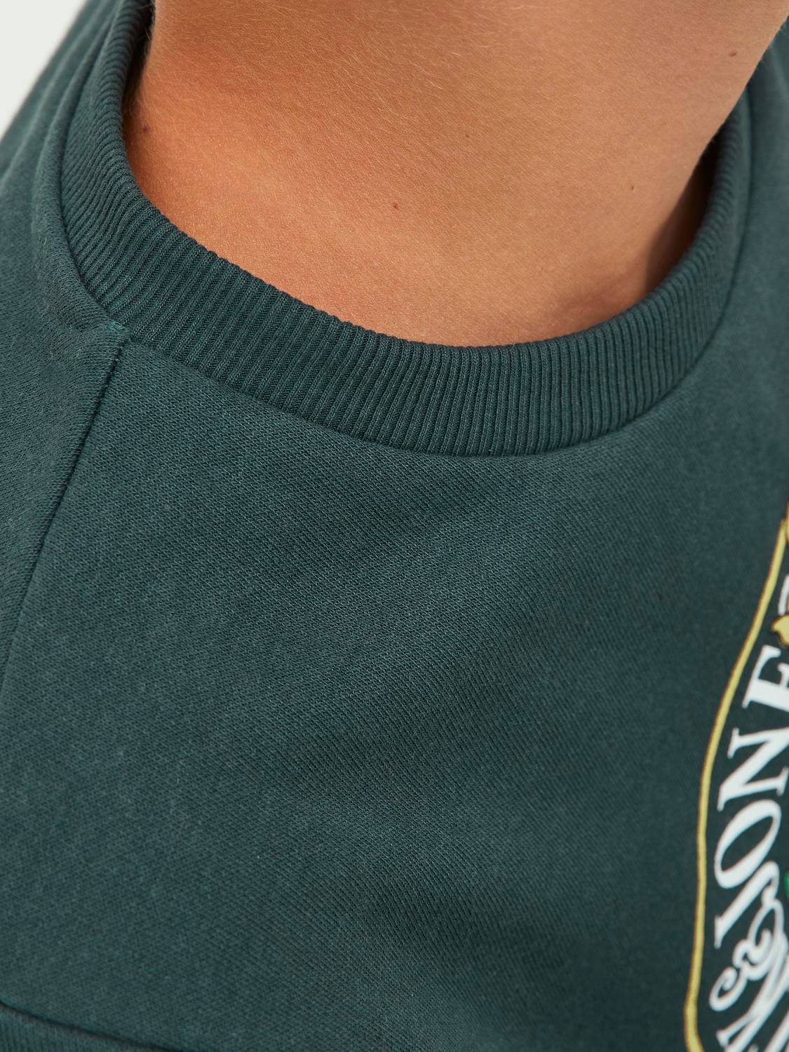 Jack & Jones Bedrukt Sweatshirt met ronde hals Voor jongens -Magical Forest - 12247870