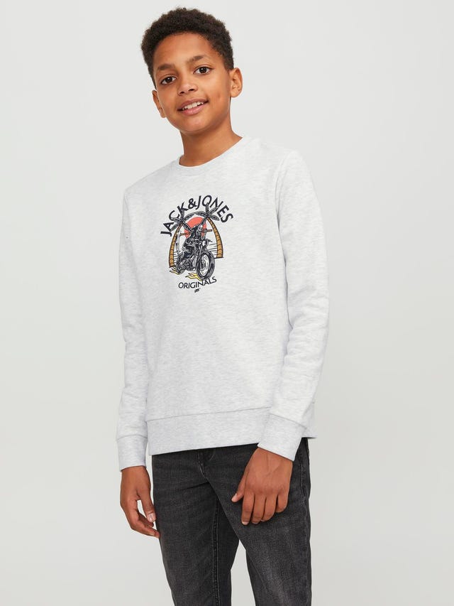 Jack & Jones Printed Sweatshirt Junior - 12247870