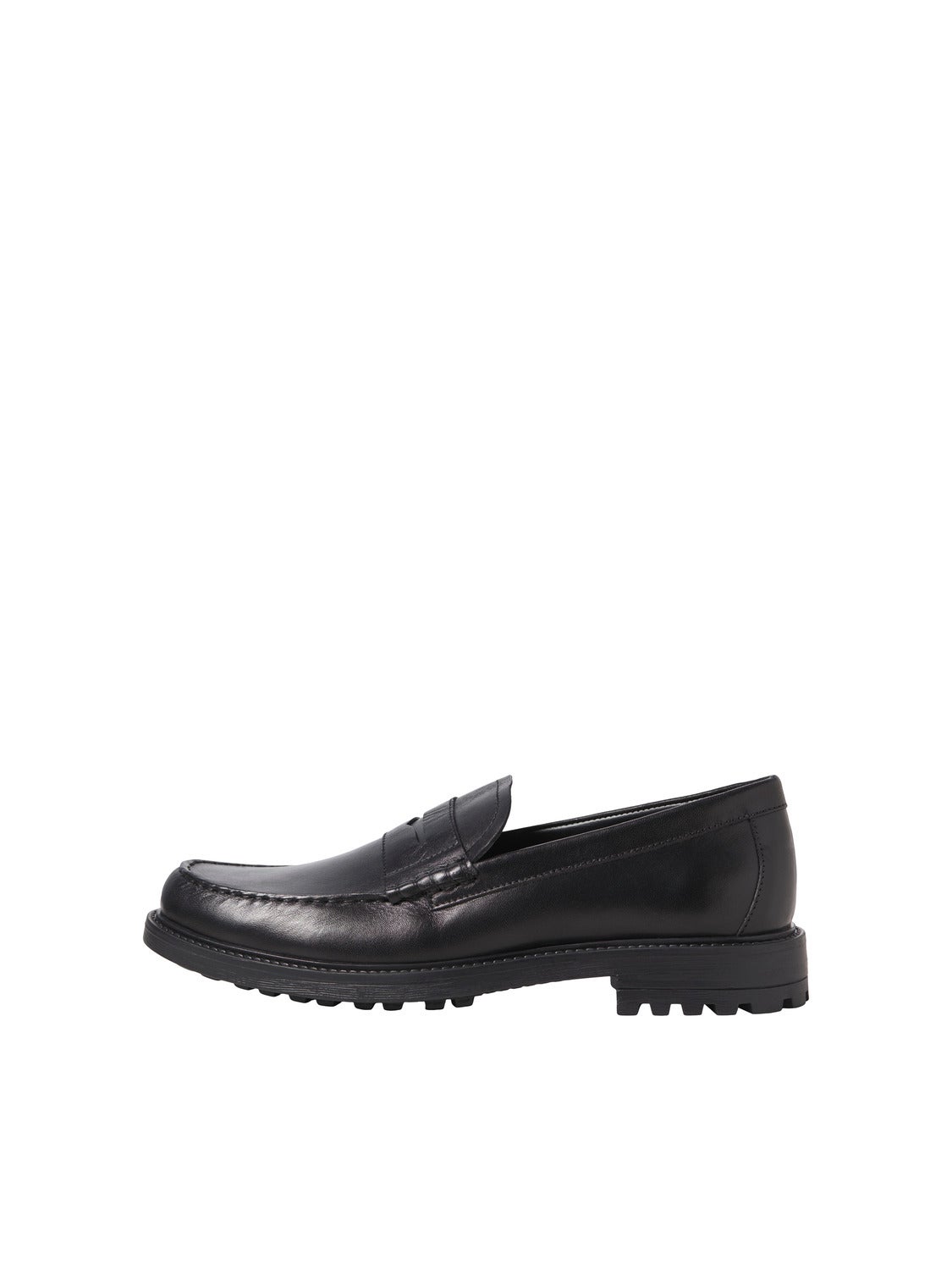 Leather Loafers Black Jack Jones