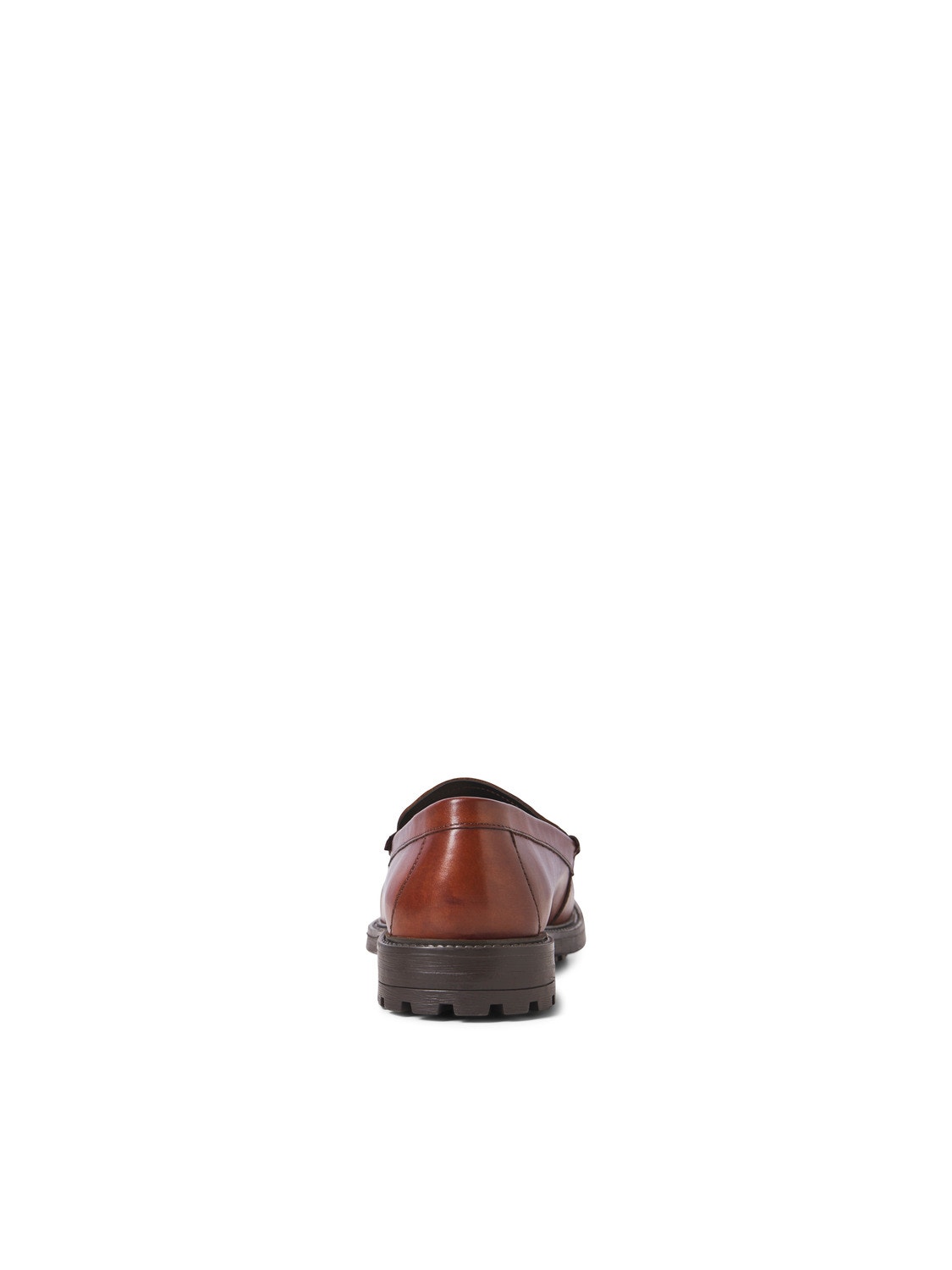 Jack & Jones Leather Loafers -Cognac - 12247892
