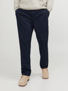 Jack & Jones Plus Size Pantalon chino Carrot fit -Navy Blazer - 12247947