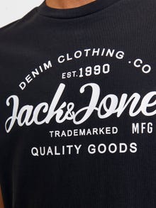 Jack & Jones Potištěný Kruhový výstřih Tričko -Black - 12247972