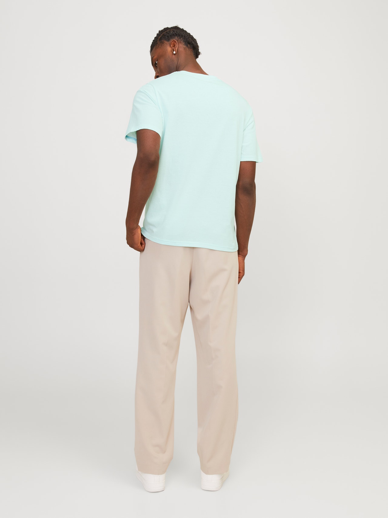 Jack & Jones Nyomott mintás Környak Trikó -Soothing Sea - 12247972