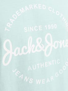 Jack & Jones Nyomott mintás Környak Trikó -Soothing Sea - 12247972