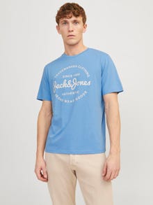 Jack & Jones Tryck Rundringning T-shirt -Pacific Coast - 12247972