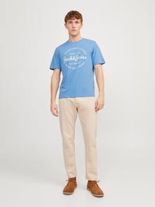 Jack & Jones Nyomott mintás Környak Trikó -Pacific Coast - 12247972