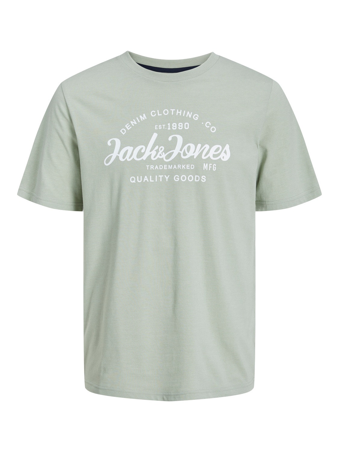 Jack & Jones Gedrukt Ronde hals T-shirt -Desert Sage - 12247972