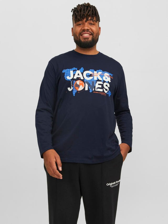 Jack & Jones Plus Size Logo T-shirt - 12247989