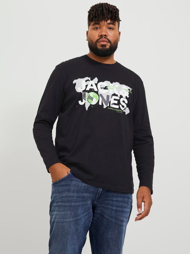 Jack & Jones Plus Size Logo T-paita - 12247989